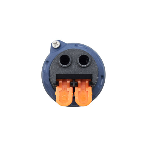 Сигнальная лампа со встроенным диодом 220В, желтая, зажим Plug-In