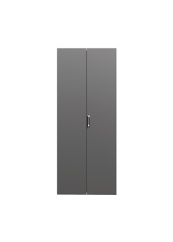Дверь сплошная двухстворчатая для IT-CQE 2000 x 600 RAL9005