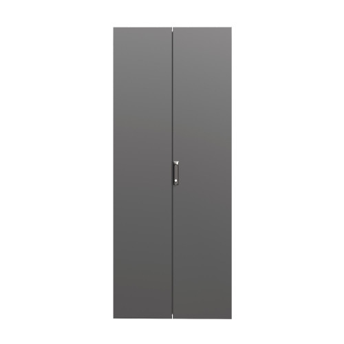 Дверь сплошная двухстворчатая для IT-CQE 2000 x 600 RAL9005