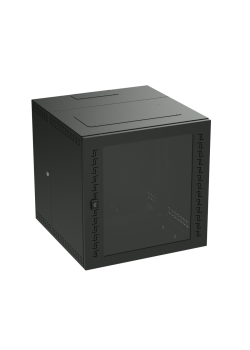 Шкаф настенный 19'' IT-STI, 16U 800х600х650 дверь cтекло, RAL9005