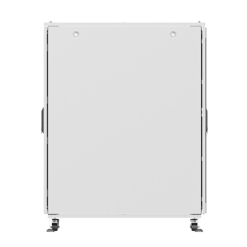 Шкаф напольный разобранный 19'' IT-CQE-N 24U 600x800мм, крыша с вырубкой, дверь стекло и сплошная металл, одинарные боковые панели, серый RAL7035