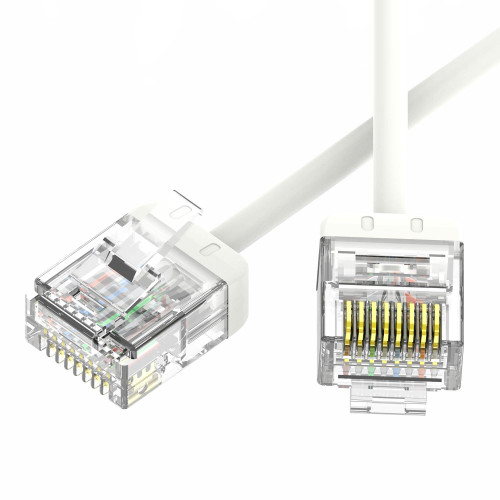 Патч-корд неэкранированный Ultra SLIM CAT6 U/UTP 4х2, 32 AWG, LSZH, белый, 1,5м