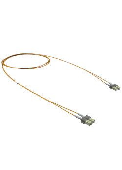 Оптический коммутационный шнур двухволоконный (Duplex) SC/UPC-SC/UPC, 50/125 (OM2), 2 м