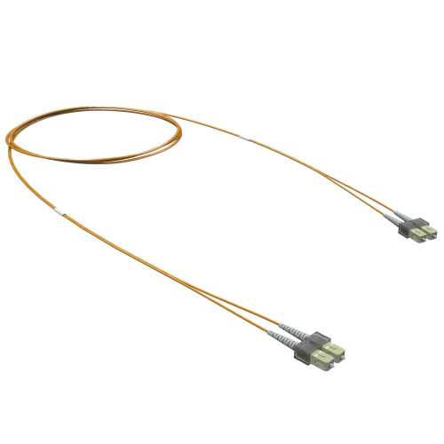 Оптический коммутационный шнур двухволоконный (Duplex) SC/UPC-SC/UPC, 50/125 (OM2), 2 м