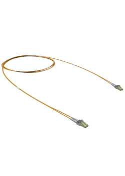 Оптический коммутационный шнур двухволоконный (Duplex) LC/UPC-LC/UPC, 50/125 (OM2), 1 м
