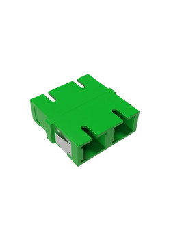 Адаптер SC/APC-двухволоконный (Duplex) TOP, OS2, зеленый
