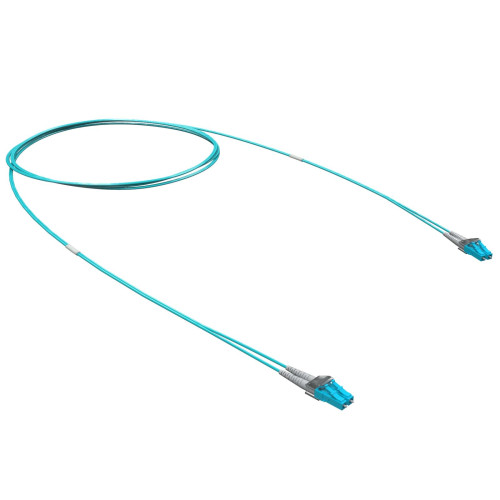 Оптический коммутационный шнур двухволоконный (Duplex) LC/UPC-LC/UPC, 50/125 (OM3), 3 м
