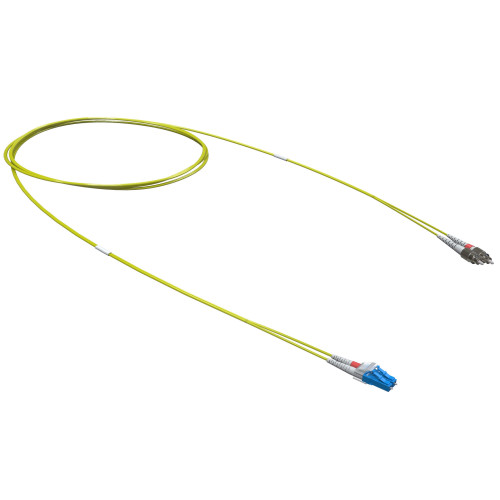 Оптический коммутационный шнур переходной двухволоконный (Duplex) LC-UPC/FC-UPC, 9/125 OS2, 30 м