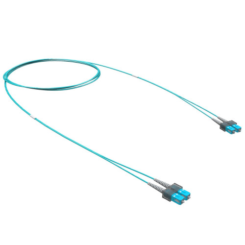 Оптический коммутационный шнур двухволоконный (Duplex) SC/UPC-SC/UPC, 50/125 (OM3), 3 м