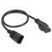 Кабель питания DKC, IEC320 C13 - IEC320 C14, 1,0м, 3х1,5мм