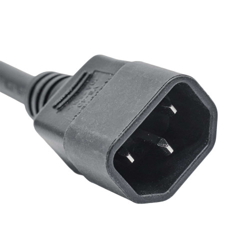 Кабель питания DKC, IEC320 C13 - IEC320 C14, 1,0м, 3х1,5мм