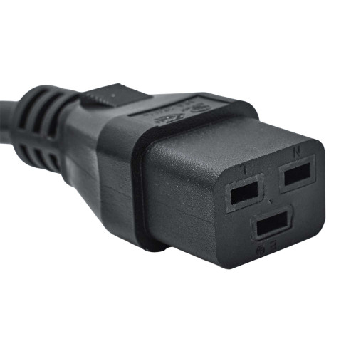 Кабель питания DKC, IEC320 С19 - IEC320 C20, 1.0м, 3x2,5мм