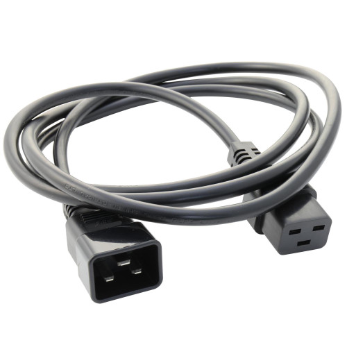 Кабель питания DKC, IEC320 С19 - IEC320 C20, 0,5м, 3x2,5мм