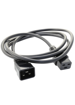 Кабель питания DKC, IEC320 С19 - IEC320 C20, 1.0м, 3x2,5мм