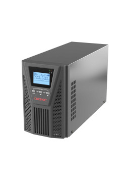 Онлайн ИБП ДКС серии Смолл Тауэр (Small Tower), 1000 ВА/900 Вт, клеммы, EPO, USB, RS-232, RJ45, з/у 1А, 3 x 7 Ач