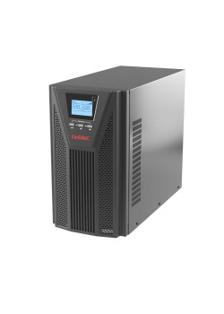 Онлайн ИБП ДКС серии Смолл Тауэр (Small Tower), 3000 ВА/2700 Вт, 1/1, 4xSchuko, EPO,USB, RS-232, RJ45, з/у 1А, 8x7Ач