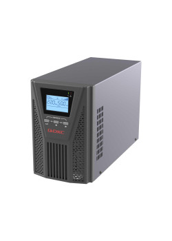 Онлайн ИБП ДКС серии Смолл Тауэр (Small Tower), 1000 ВА/900 Вт, 1/1, 2xSchuko, EPO,USB, RS-232, RJ45, з/у 6А, без АКБ