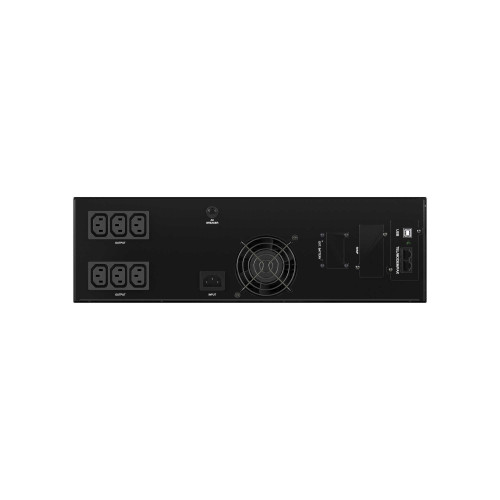 Линейно-интерактивный ИБП ДКС серии Инфо Рэкмаунт Про (Info Rackmount Pro), 2000 ВА/1600Вт,1/1, USB, RJ45, 6xIEC C13, Rack 3U, SNMP/AS400 slot, 3x9Aч