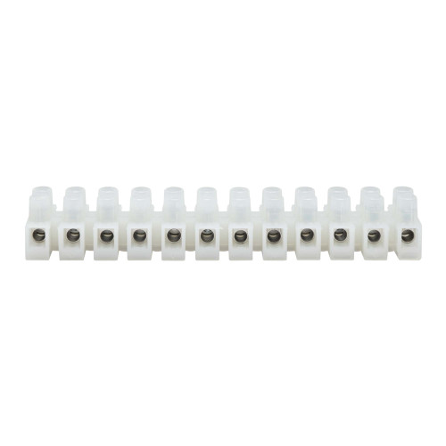Колодка клемм из Полиамида 6.6 (раб. темп. 110 град.) 24А, 12 пол., для жил до 2.5кв.мм