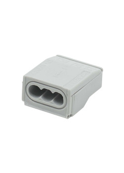 Клемма соединительная пружинная 1пол. 3конт. под жилы сечением 2.5кв.мм