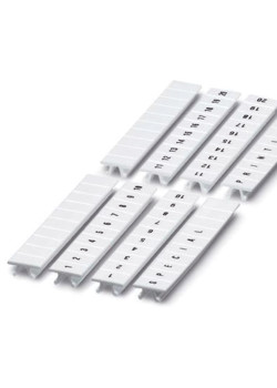 Маркировка для клемм, ширина 5 мм, L1,L2,L3,N,PE, вертикальнаяориентация, 1шт.=полоса из 10 маркеров