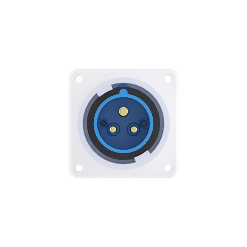 Вилка панельная PSP IP67 125А 2P+E 230В