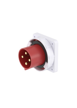 Вилка панельная PSP IP67 63А 3P+E 400В