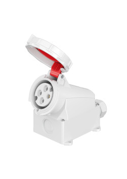 Розетка настенная WS IP67 32A 3P+E 400В 3h