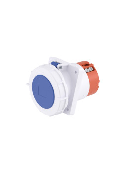 Розетка панельная с наклоном PAS IP67 125A 2P+E 230В