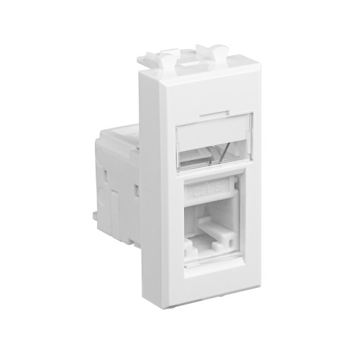 Компьютерная розетка RJ-45 модульная, кат.5е, 