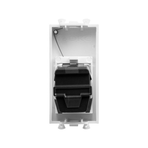 HDMI розетка модульная, тип А-А, Avanti, белое облако, 1 модуль