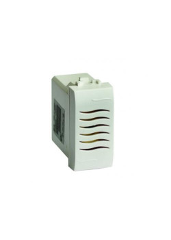 Зуммер 220V, черный, 1мод.