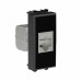 Компьютерная розетка RJ-45 без шторки модульная, кат.6А экранированная, Avanti, черный квадрат, 1 модуль Компьютерная розетка RJ-45 без шторки модульная, кат.6А экранированная, Avanti, черный квадрат, 1 модуль