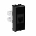 Компьютерная розетка RJ-45 без шторки модульная, кат.6А, Avanti, черный квадрат, 1 модуль Компьютерная розетка RJ-45 без шторки модульная, кат.6А, Avanti, черный квадрат, 1 модуль