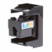 Розетка RJ-45 кат.6, ЭУИ Вива (Viva),1 мод.,черн