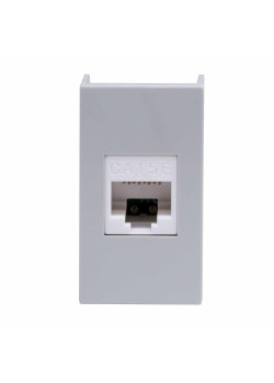 Розетка RJ-45 кат.5E, ЭУИ Вива (Viva),1 мод.,сер