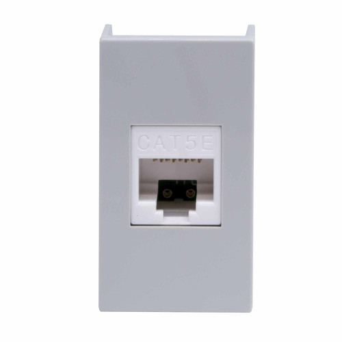 Розетка RJ-45 кат.5E, ЭУИ Вива (Viva),1 мод.,сер