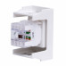 Компьютерная розетка RJ-45, кат. 5е, 8P8C, ЭУИ Вива (Viva), белая, 1модуль