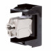 Розетка RJ-45 кат5E,экр, ЭУИ Вива (Viva),1 мод.,черн