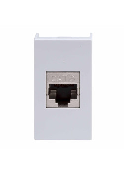 Розетка RJ-45 кат.6,экр, ЭУИ Вива (Viva),1 мод.,сер