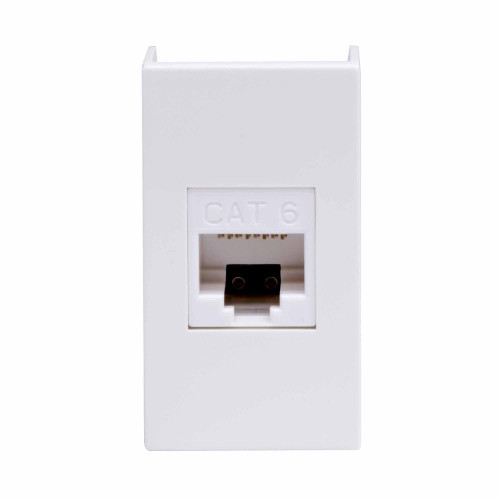 Розетка RJ-45 кат.6, ЭУИ Вива (Viva),1 мод.,сер