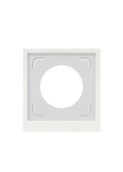Рамка 1 пост IP44, KANT, белая магнолия