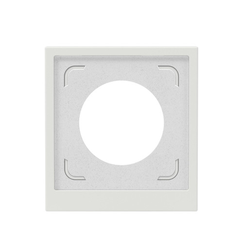 Рамка 1 пост IP44, KANT, белый песок