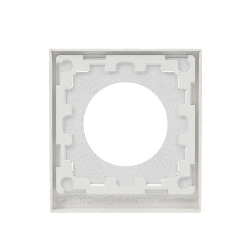 Рамка 1 пост IP44, KANT, белый песок
